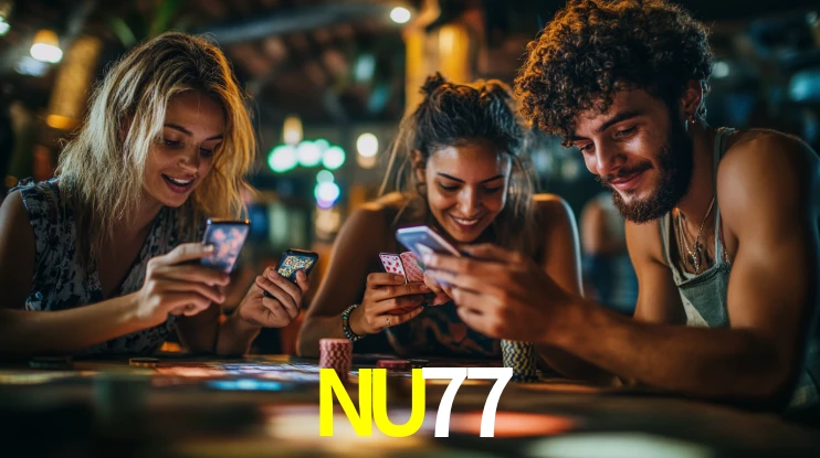 Interfaz de casa de apuestas NU77 con mercados de partidos en vivo